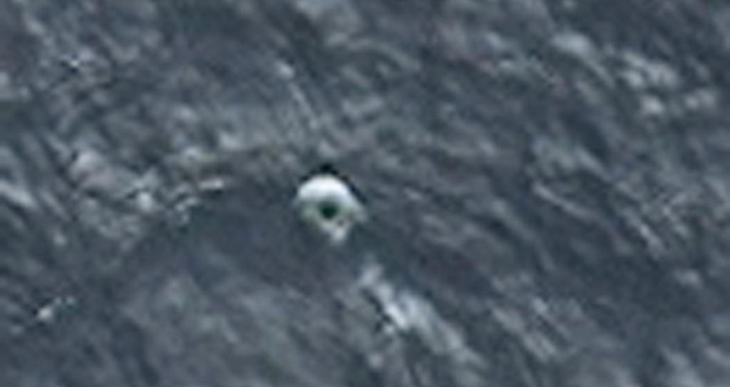 This was the last satellite photo that was suspected to be Nina’s liferaft - it came to nothing ©  SW